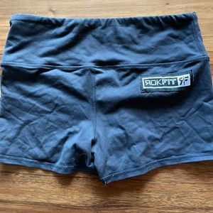 Rokfit black booty shorts